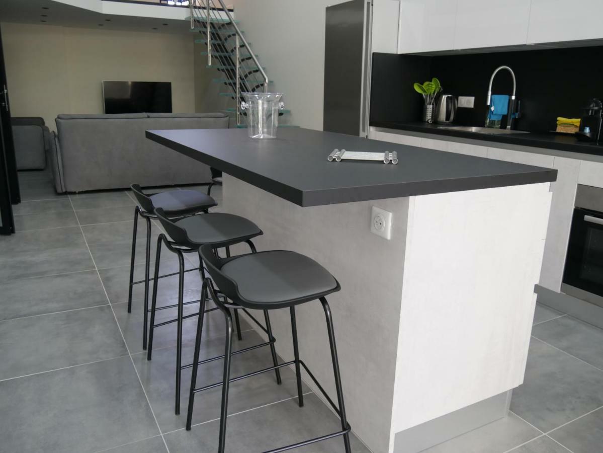 Appartement GRAND LOFT chic et moderne, déco industrielle à Beausoleil Extérieur photo